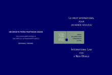 Visuel d'illustration - Le droit international pour un nouveau monde / International Law for a New World